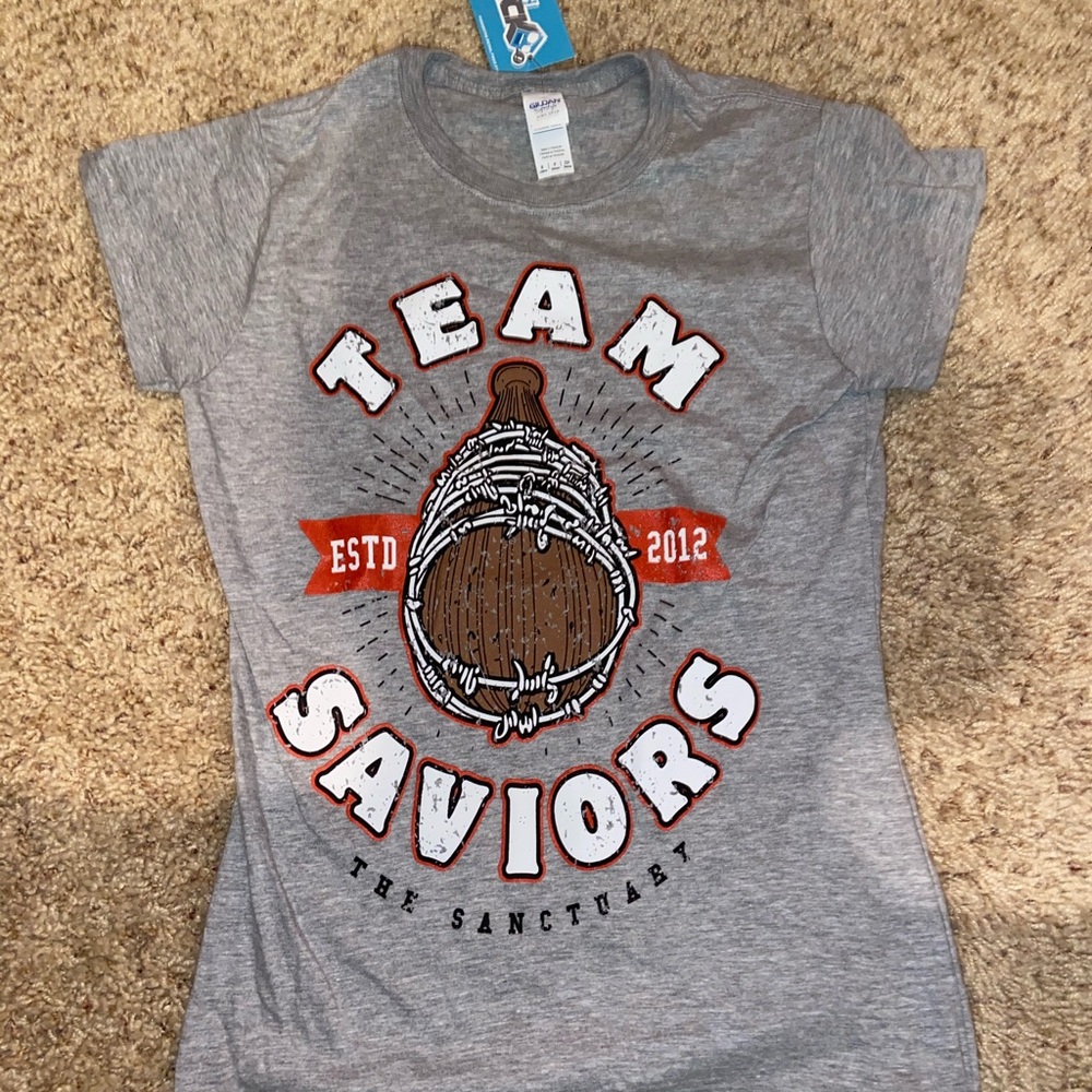 Walking Dead Nerd Block Team Saviors T Shirt NWT